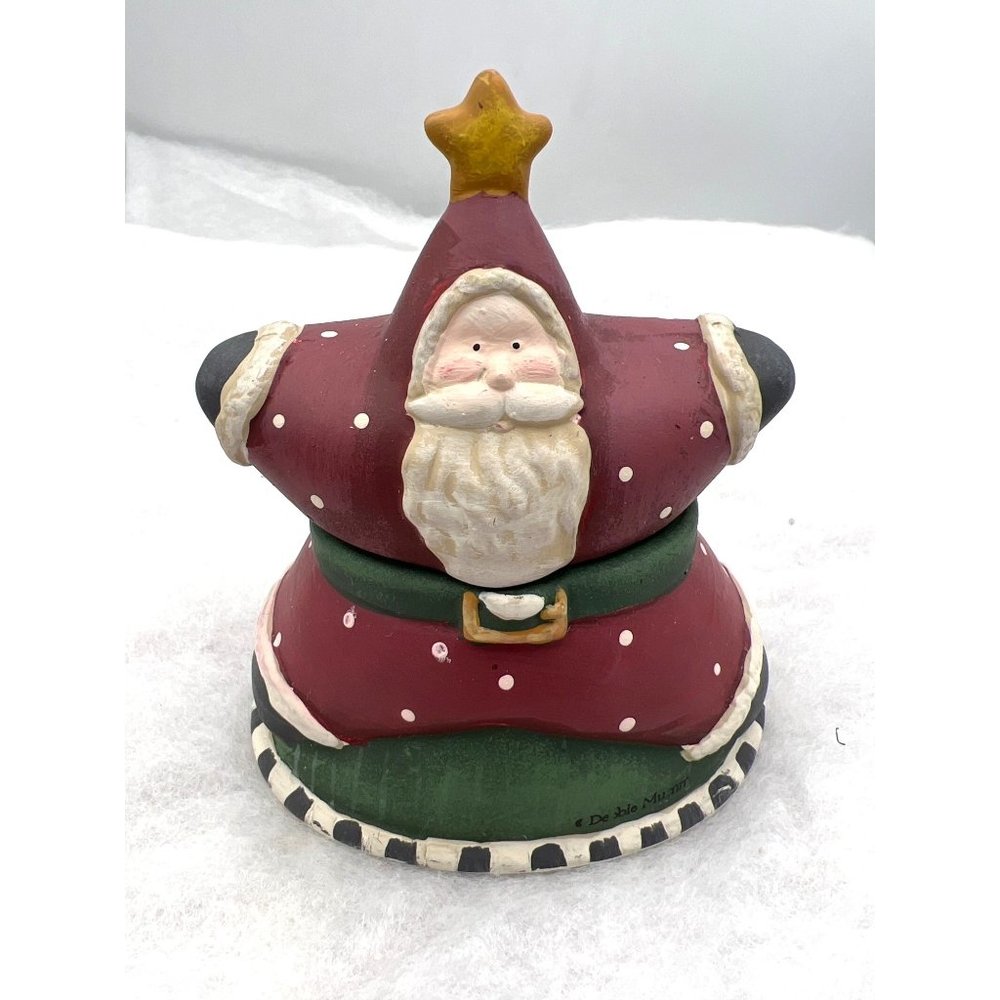 Debbie Mumm's Igloo Village Santa Shaped Candle